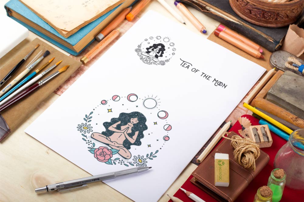 Tea of the Moon — Yoga Girl — view 2